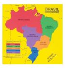 QUEBRA-CABEÇA COM MAPA DO BRASIL